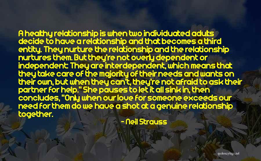 Independent Love Quotes By Neil Strauss