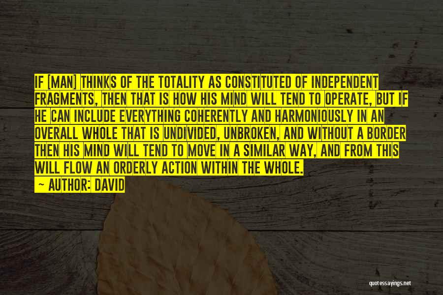 Independent Man Quotes By David