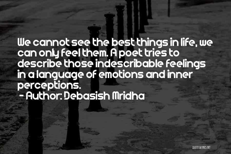 Indescribable Life Quotes By Debasish Mridha