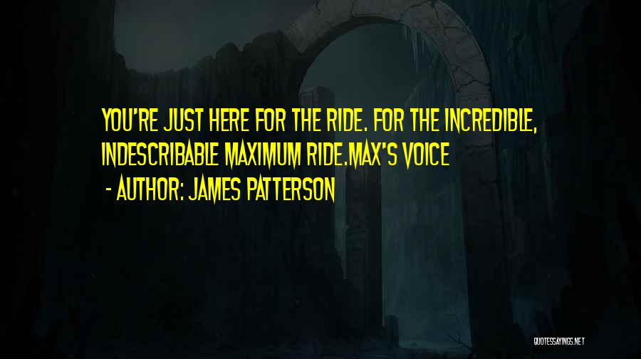 Indescribable Quotes By James Patterson