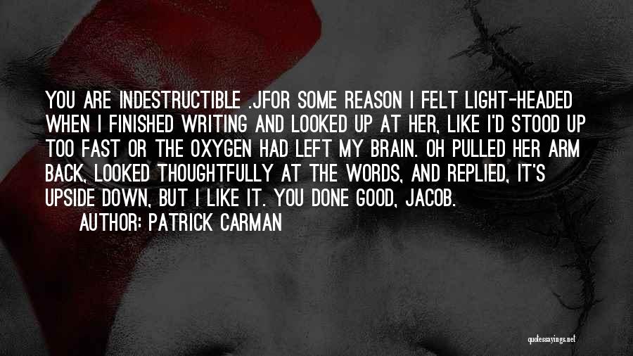 Indestructible Quotes By Patrick Carman