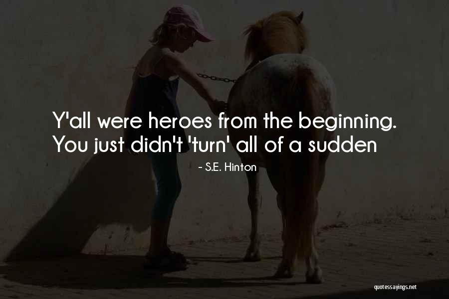 Indetification Quotes By S.E. Hinton Indetification Quotes By S.E. Hinton