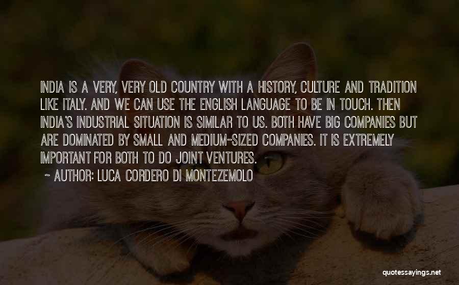 India Culture Quotes By Luca Cordero Di Montezemolo