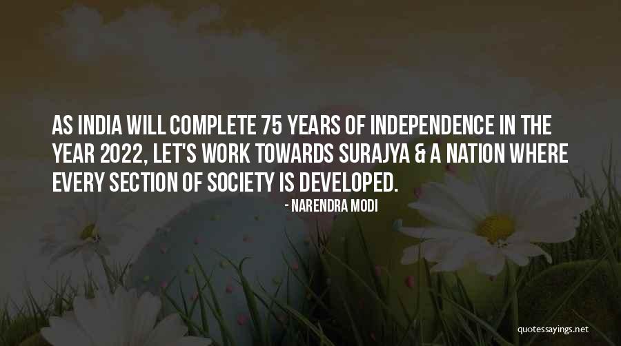 India Development Quotes By Narendra Modi