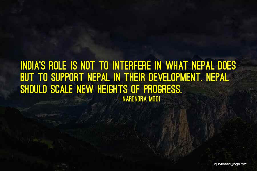 India Development Quotes By Narendra Modi