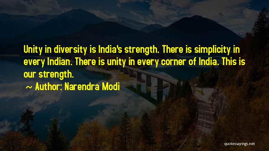 India Diversity Quotes By Narendra Modi