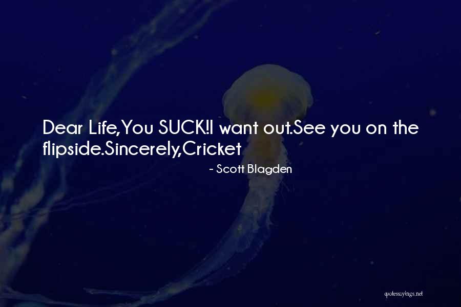 India Vs Australia Semi Final Quotes By Scott Blagden