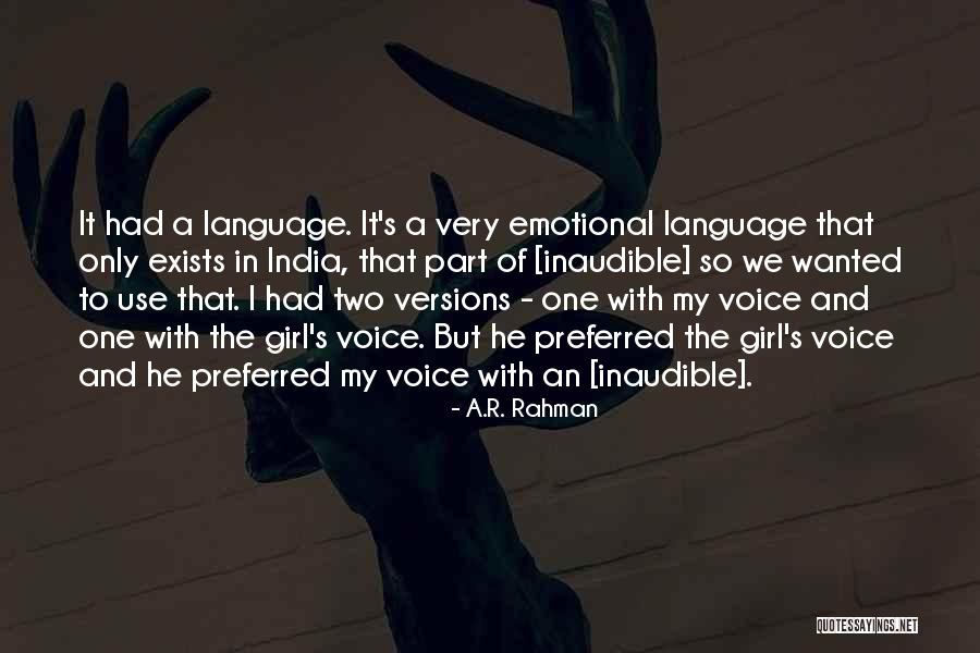 India Which Part Quotes By A.R. Rahman India Which Part Quotes By A.R. Rahman