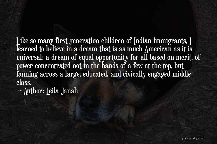 Indian American Quotes By Leila Janah