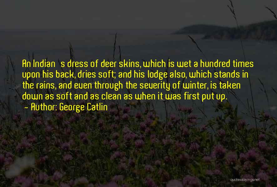 Indian Dress Up Quotes By George Catlin