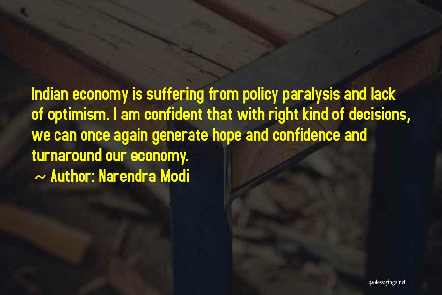 Indian Economy Quotes By Narendra Modi