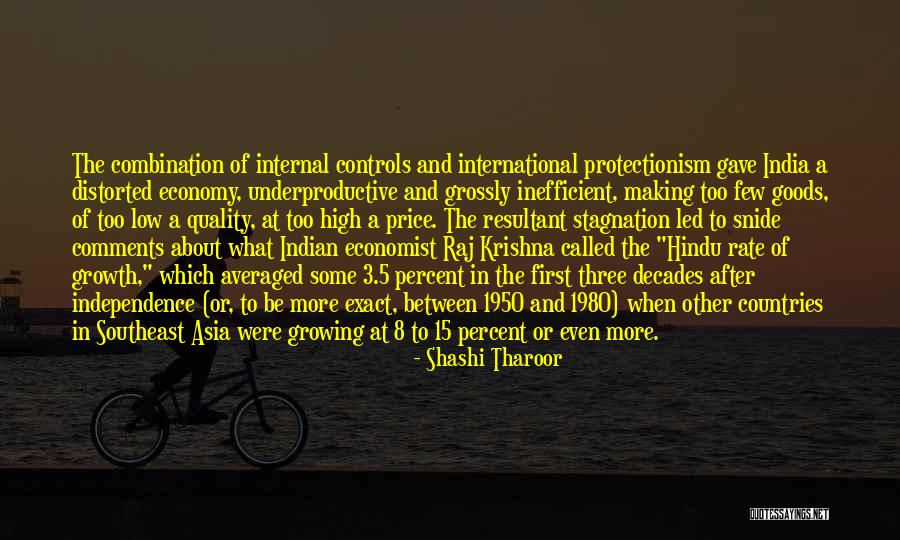 Indian Economy Quotes By Shashi Tharoor