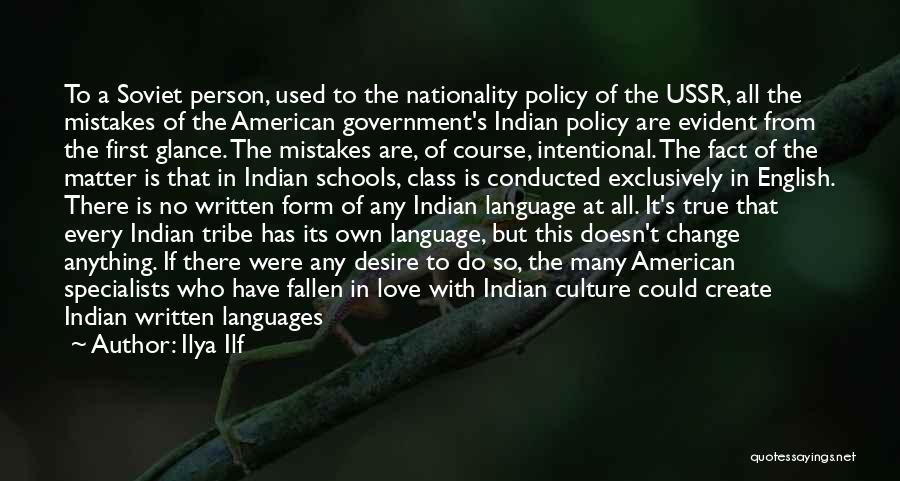 Indian Nationality Quotes By Ilya Ilf