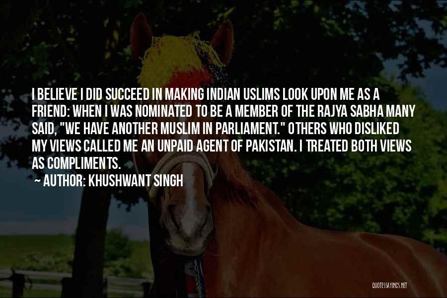 Indian Subcontinent Quotes By Khushwant Singh