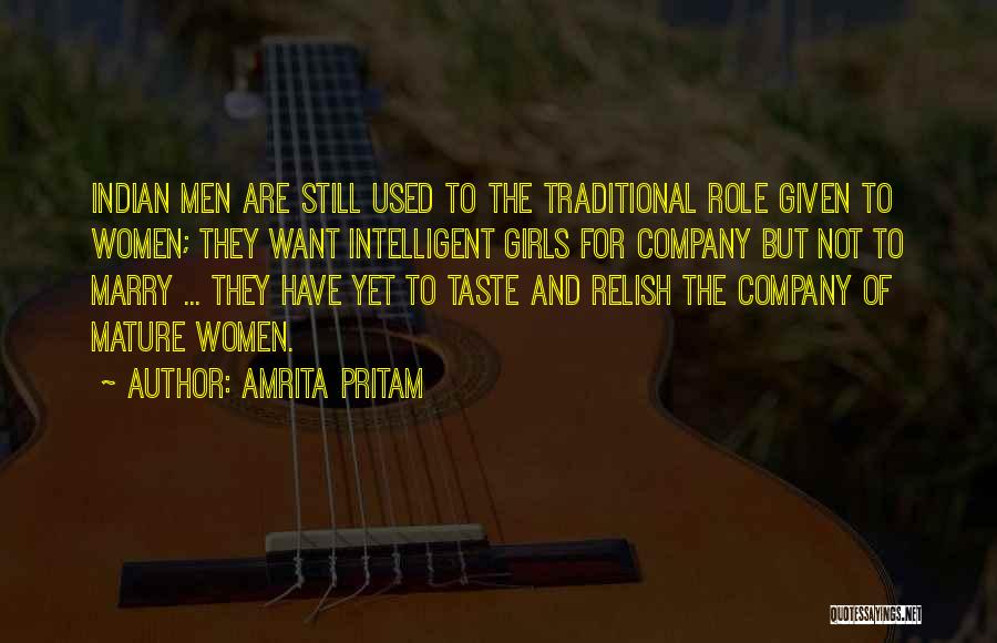 Indian Traditional Girl Quotes By Amrita Pritam