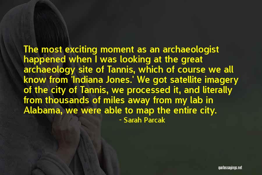 Indiana Jones Quotes By Sarah Parcak