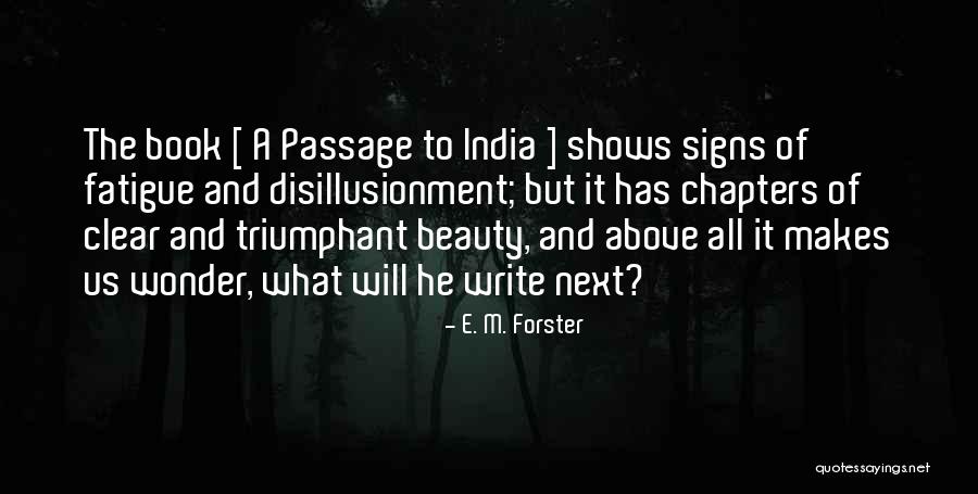 India's Beauty Quotes By E. M. Forster