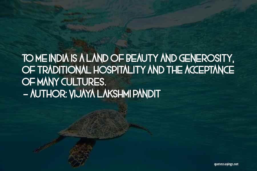 India's Beauty Quotes By Vijaya Lakshmi Pandit