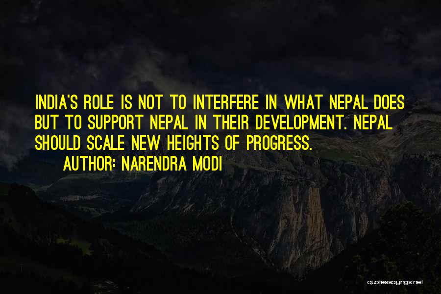 India's Development Quotes By Narendra Modi