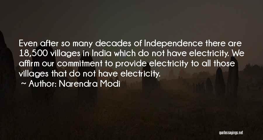 India's Independence Quotes By Narendra Modi