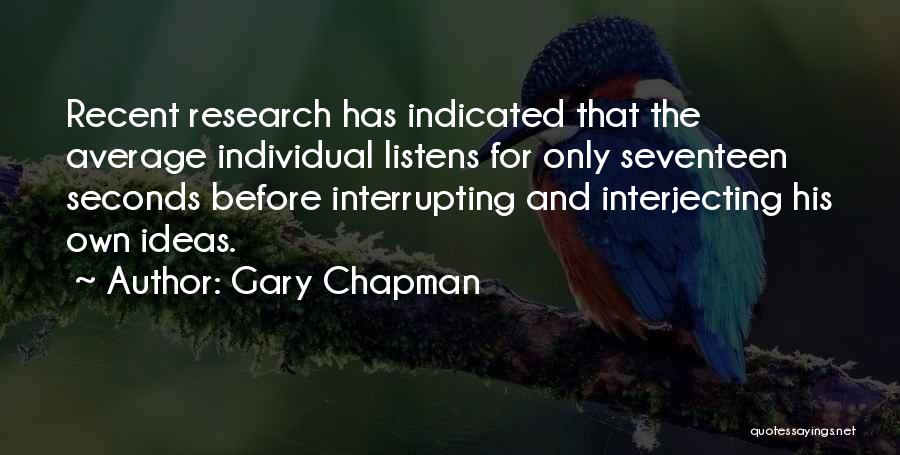 Indicated Quotes By Gary Chapman