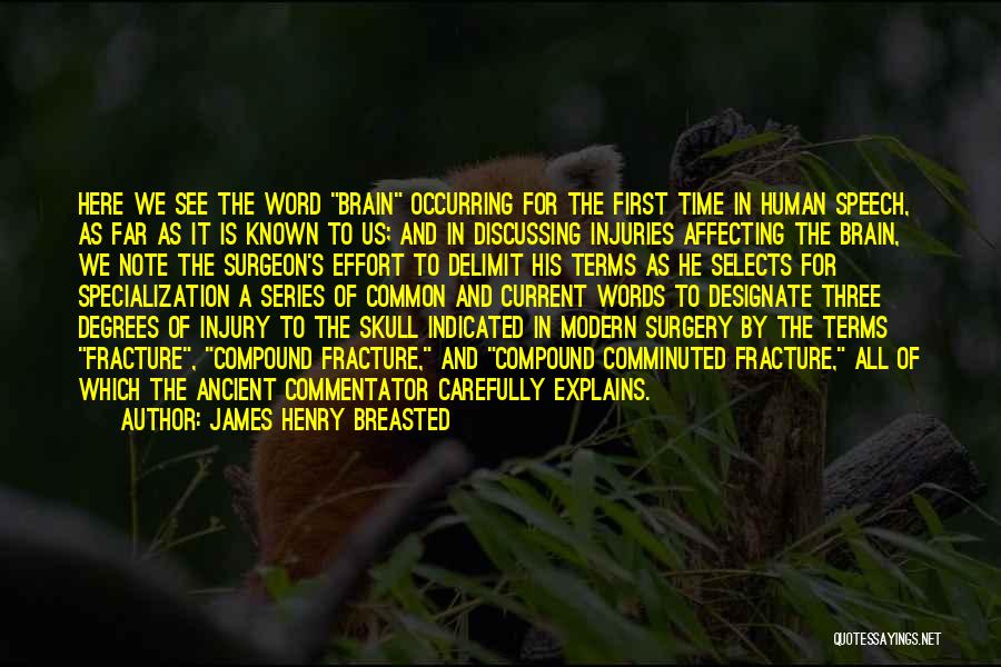 Indicated Quotes By James Henry Breasted