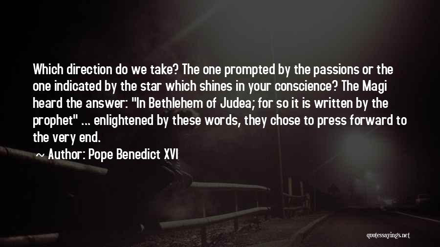 Indicated Quotes By Pope Benedict XVI