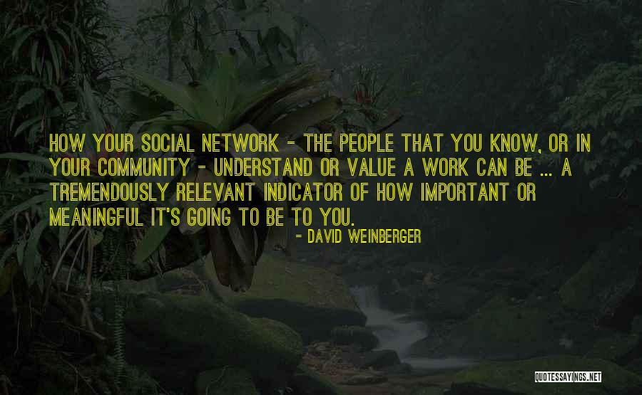 Indicator Quotes By David Weinberger Indicator Quotes By David Weinberger