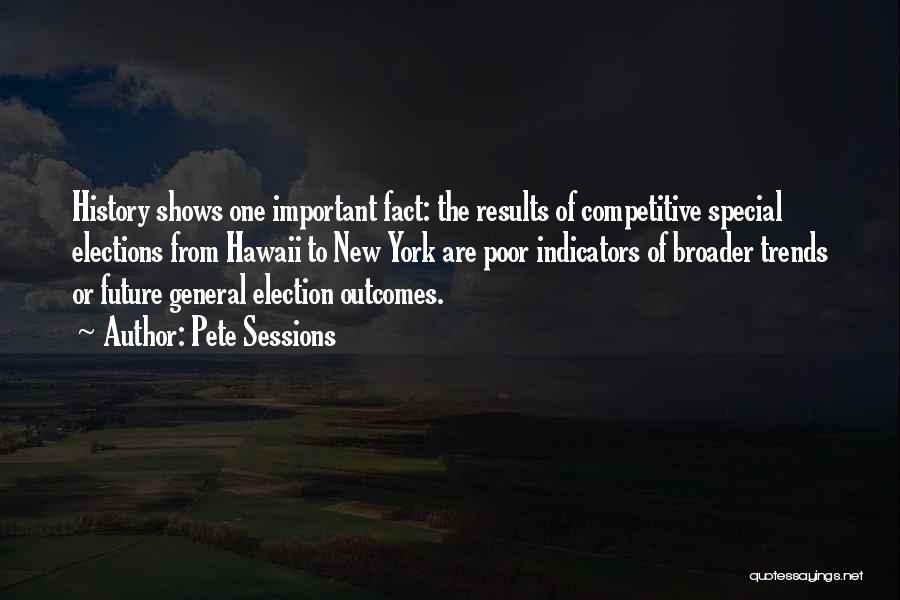 Indicators Quotes By Pete Sessions