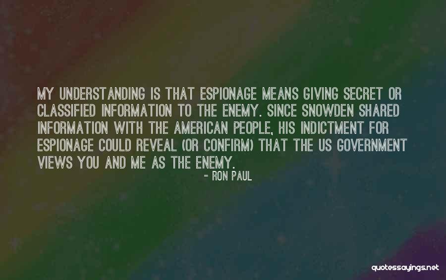 Indictment Quotes By Ron Paul