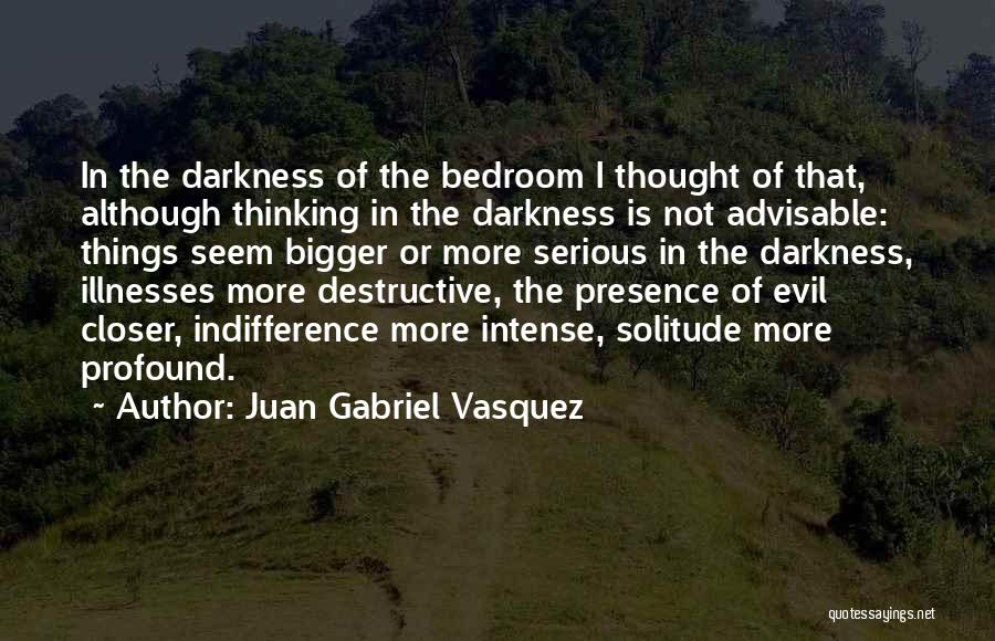 Indifference Evil Quotes By Juan Gabriel Vasquez