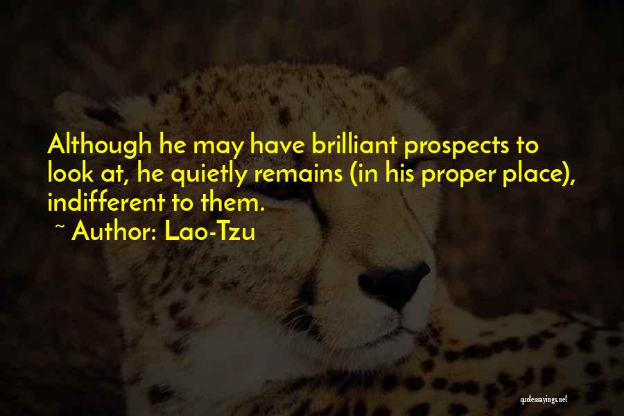Indifferent Quotes By Lao-Tzu