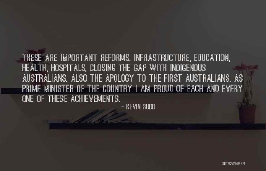 Indigenous Health Quotes By Kevin Rudd