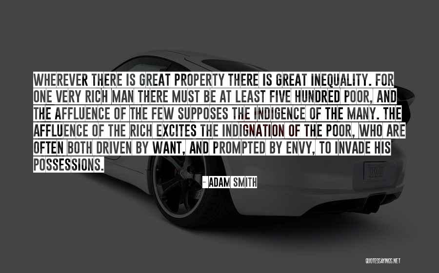 Indignation Of The Poor Quotes By Adam Smith