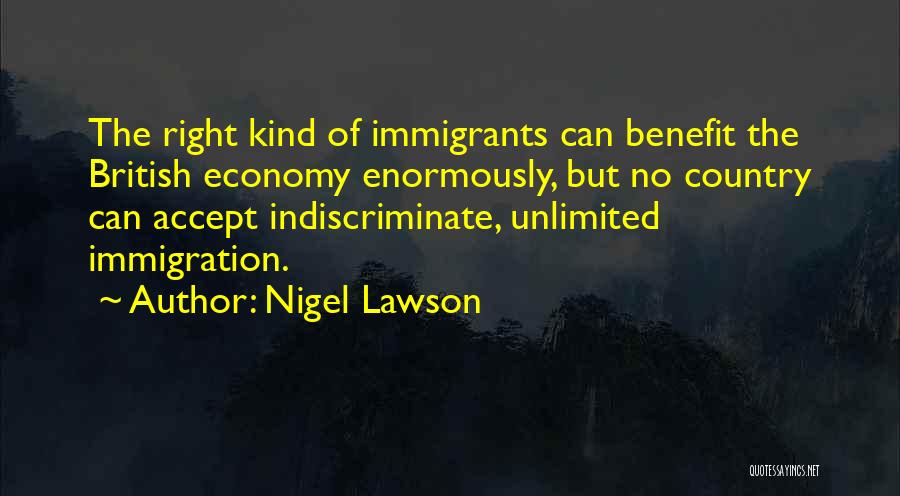 Indiscriminate Quotes By Nigel Lawson