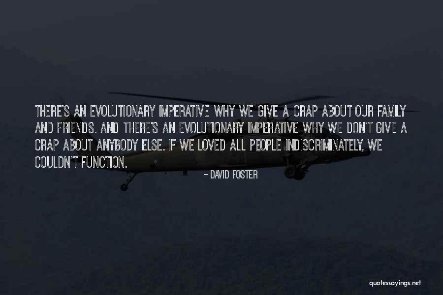 Indiscriminately Quotes By David Foster