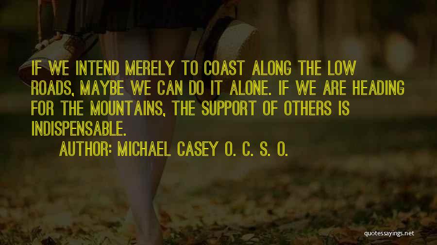 Indispensable Quotes By Michael Casey O. C. S. O.