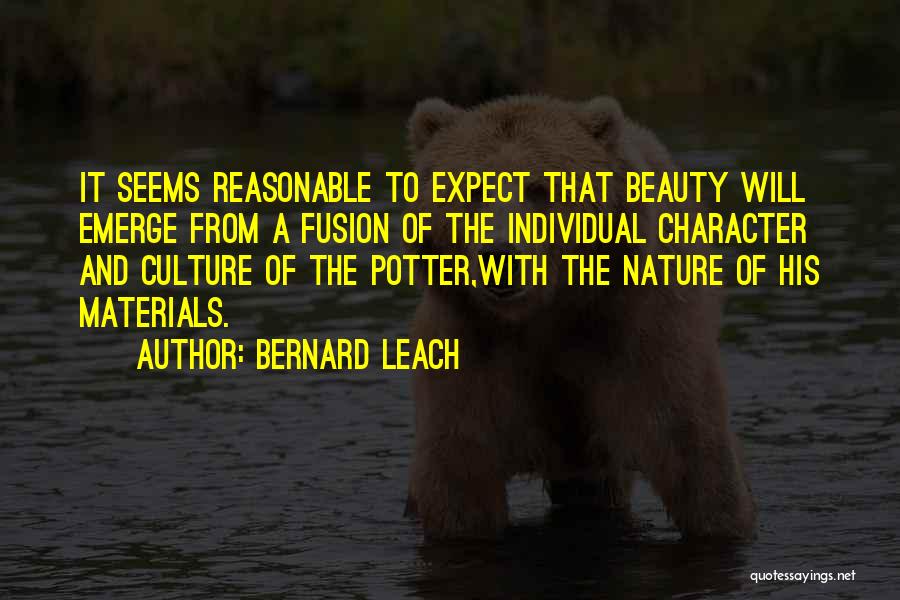 Individual Beauty Quotes By Bernard Leach