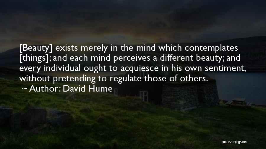 Individual Beauty Quotes By David Hume