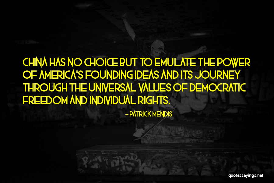Individual Choice Quotes By Patrick Mendis Individual Choice Quotes By Patrick Mendis