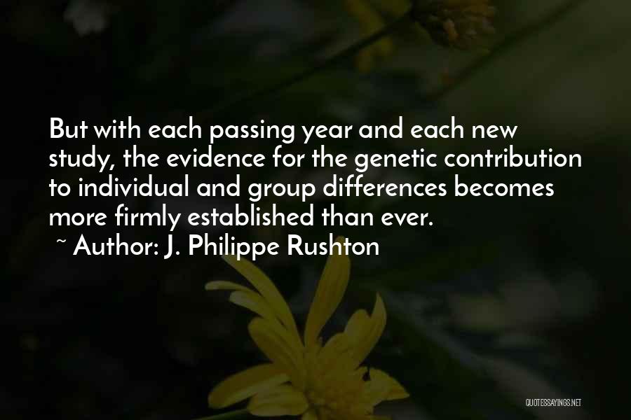 Individual Contribution Quotes By J. Philippe Rushton