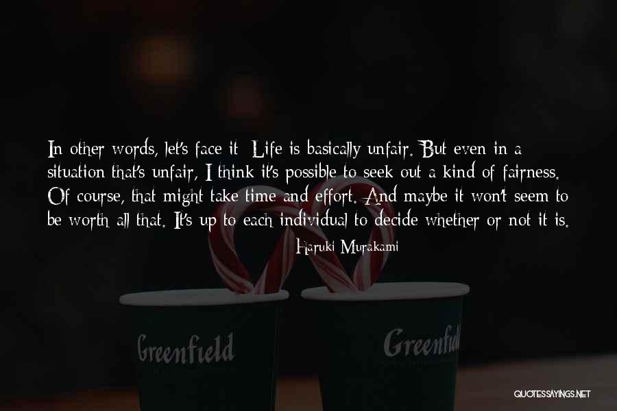 Individual Effort Quotes By Haruki Murakami Individual Effort Quotes By Haruki Murakami
