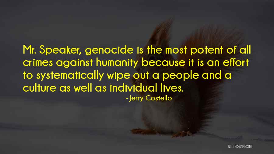 Individual Effort Quotes By Jerry Costello Individual Effort Quotes By Jerry Costello