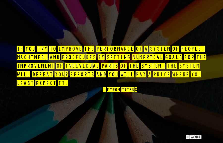 Individual Effort Quotes By Myron Tribus Individual Effort Quotes By Myron Tribus
