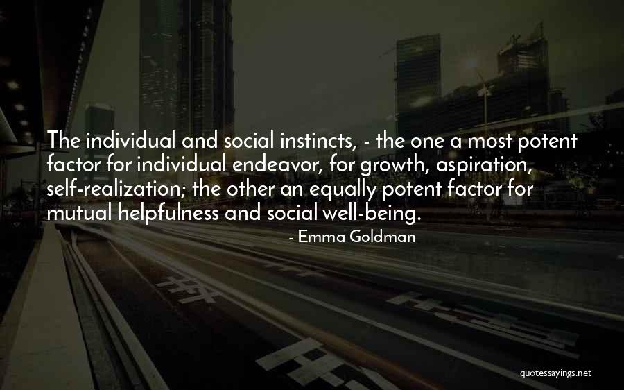 Individual Growth Quotes By Emma Goldman