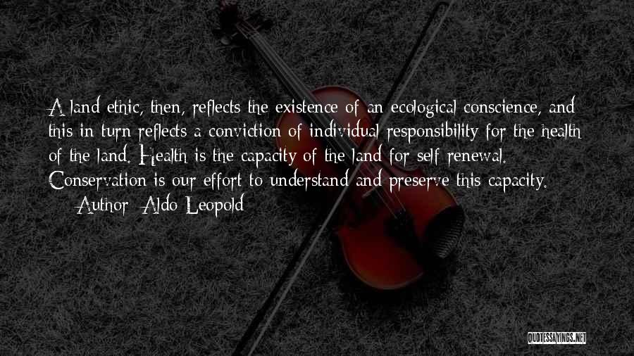Individual Health Quotes By Aldo Leopold
