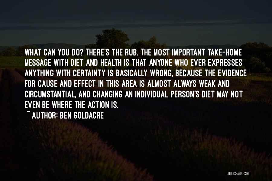 Individual Health Quotes By Ben Goldacre