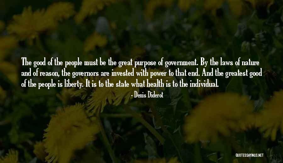 Individual Health Quotes By Denis Diderot