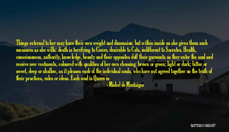 Individual Health Quotes By Michel De Montaigne