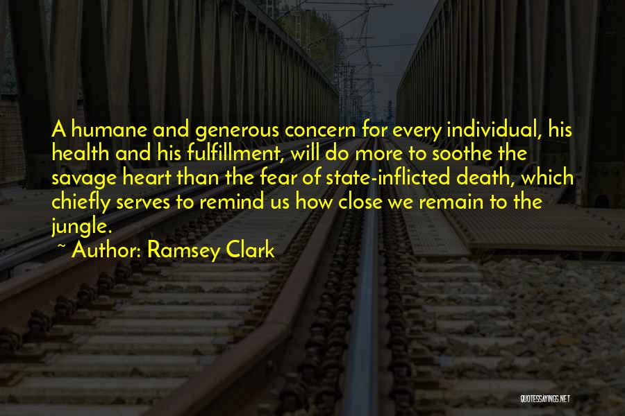Individual Health Quotes By Ramsey Clark